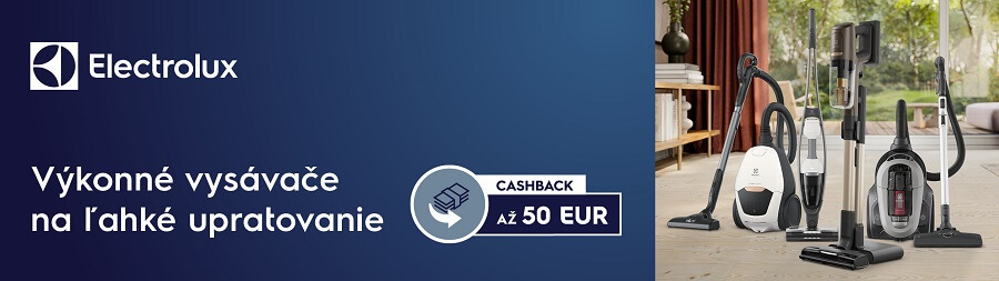 Electrolux Cashback na vysávače 2023