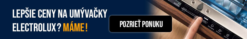 Zľavy na umývačky Electrolux