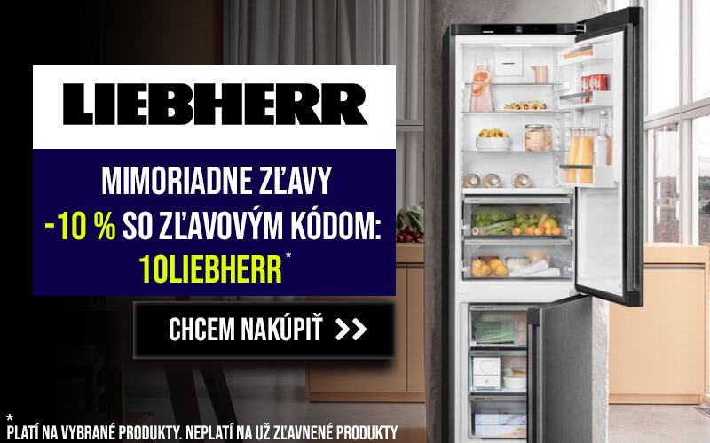 Liebherr zľavy až do 10 % so zľavovým kupónom