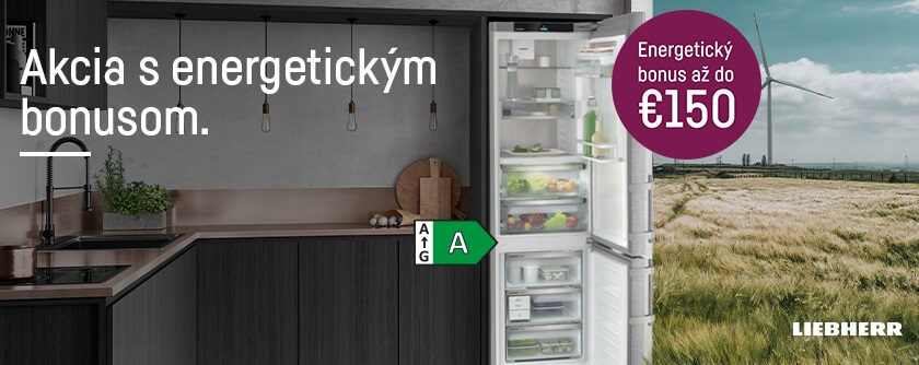 Liebherr energetický bonus - cashback až do 150 €