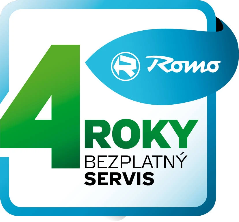 4 roky záruka Romo