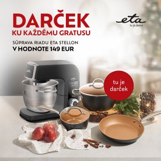 🎁 DARČEK KU KAŽDÉMU KUCHYNSKÉMU ROBOTU ETA GRATUS! 🎁 Vychutnajte si radosť z varenia s dokonalým pomocníkom ETA Gratus 💪 A...